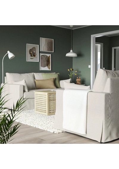 Ikea Beyaz Rahat Kanepe - 2'li Kanepe
