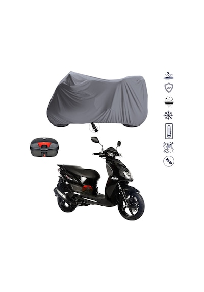 Sym JET 4 125 Arka Çanta Uyumlu Motosiklet Branda Su Geçirmez Motor Branda