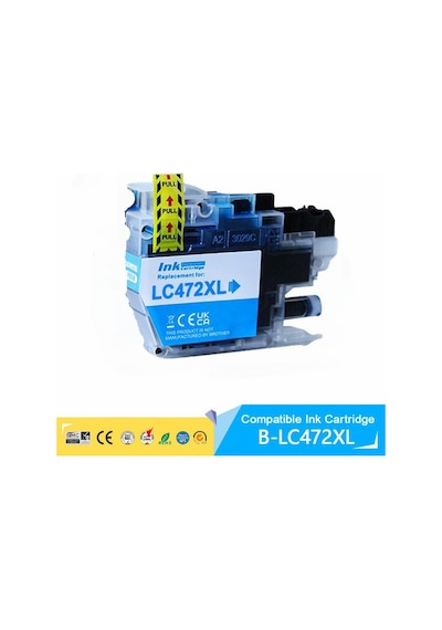 Brother Mfc-j3940dw Lc472xl C Mavi Uyumlu Kartuş 1500 Sayfa