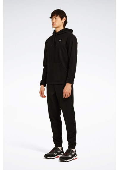 Id -f Fleece Hoodıe Siyah Erkek Polar Siyah