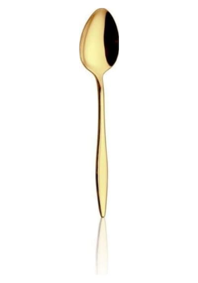 Carmen Titanyum Gold 6 Adetyemek  Kaşık 6 Adet Yemek Çatal Gold