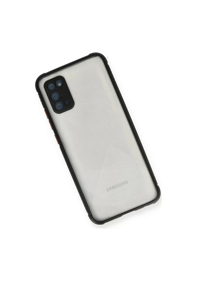 Samsung Galaxy A02s Kılıf Miami Şeffaf Silikon - Siyah