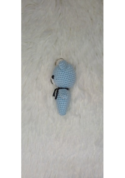 Amigurumi Ayıcık Anahtarlık Mavi