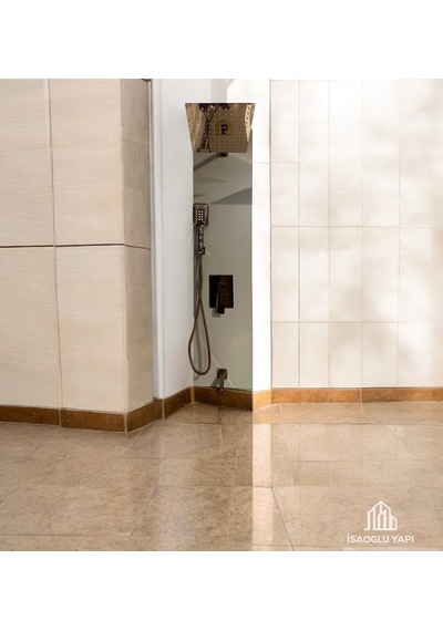 İsaoğlu Yapı Bronz Ankastre Duş Sistemi Bakır Ankastre Yağmurlama Seti Premium Bakır