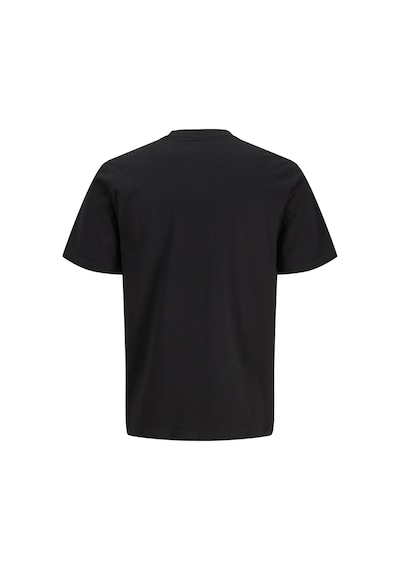 Jack & Jones Erkek Gögüs Logo Baskili Tisört- Dust - 12297849 Siyah