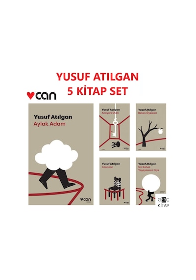 Yusuf Atılgan 5 Kitap Set Aylak Adam-anayut Oteli-canistan-siz Ra