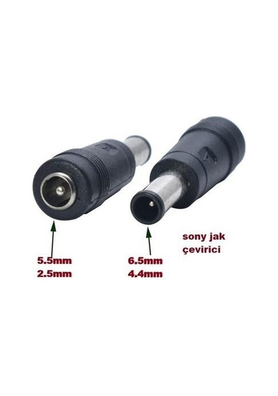 Standart Uç Sony Uç Çevirici 5.5 Mm 2.5 Mm 6.5 Mm 4.4 Mm Çevirici Satndart Adaptör Sony Adaptör Çevirici