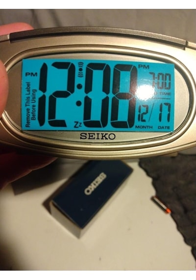 Seiko Qhl006g Alarmlı Dijital Masa Saati
