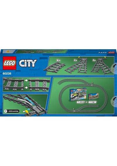 LEGO® City Değiştiren Makaslar 60238 - 5-12 Yaratıcı Oyuncak Yapım Seti (8 Parça)
