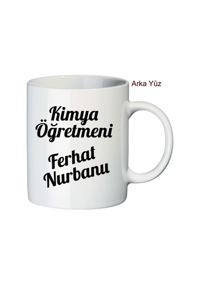 Öğretmenler Günü Hediyesi Kimya Öğretmeni Isimli Kupa Bardak