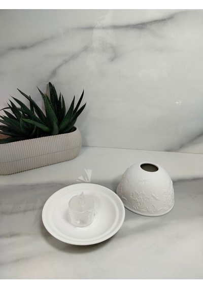Splendeur Led'li Dekoratif Mumluk - Beyaz