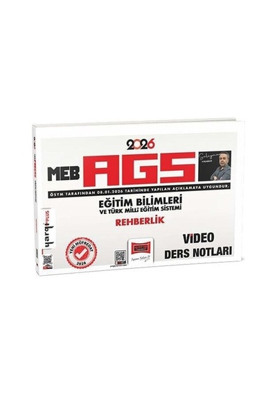 Yargı 2026 Meb-ags Eğitim Bilimleri Rehberlik Video Ders Notları - Süleyman Koçdemir Yargı Yayınları