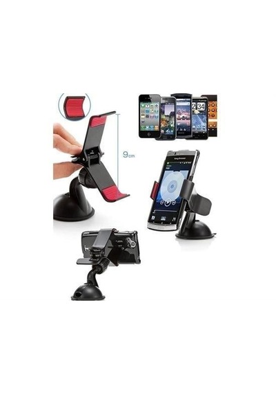 Kıskaçlı Araç İçi Vantuzlu Universal Telefon Tutucu Kıskaçlı