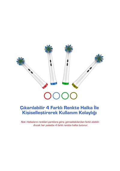 Sensetive - Ekstra Yumuşak Oral B Şarjlı Diş Fırçası Yedek Başlığı - 8 Adet Yedek Başlık