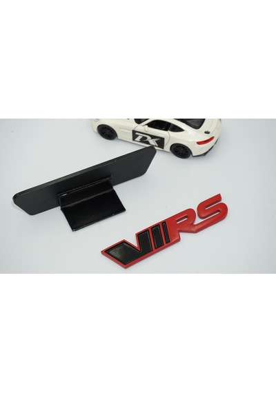 Dk Tuning Skoda Vrs Ön Panjur Bagaj Kırmızı Siyah Logo Arma Seti