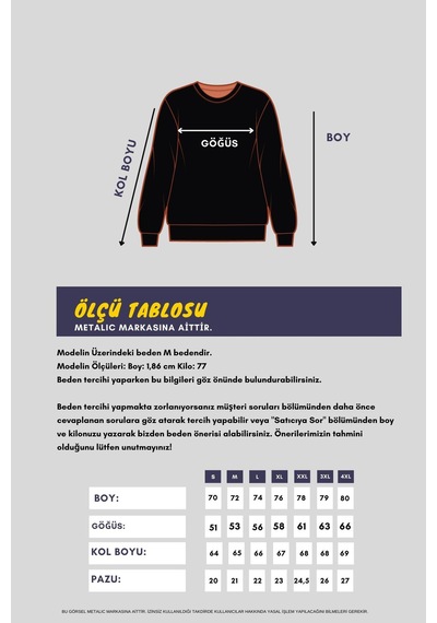 Metalic Erkek Antrasit Çift Bisiklet Yaka Standart Rahat Kesim Sweatshirt Antrasit