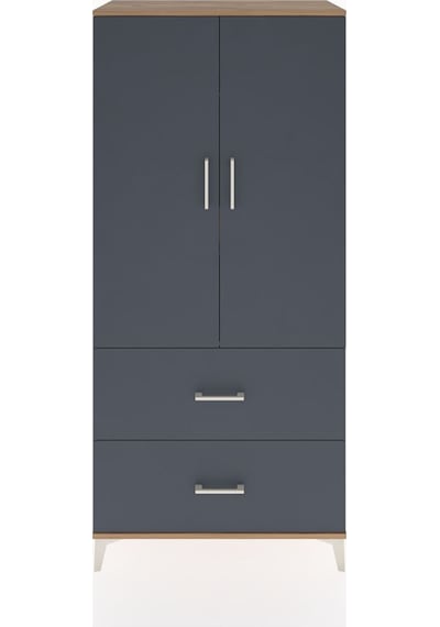 Hyperion Dolap 2 Raflı 2 Çekmeceli 2 Kapaklı 88x44x195 Çam-an... Çam
