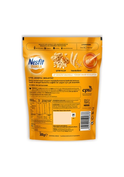 Nesfit Granola Ballı 300 Gr