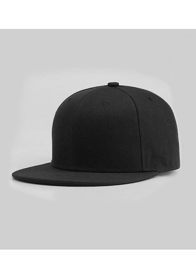 Külah Basic Street Snapback Hiphop Cap Siyah Şapka - Siyah