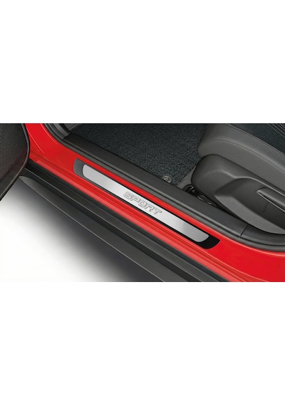 Renault Clio 3d Krom + Abs Kapı Eşiği Koruma Sport Line 2012 Üzeri 4 Prç. P. Çelik Taşlı