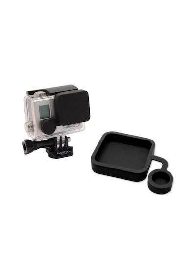 Gopro Standart Housing İçin Silikon Cam Koruma Siyah