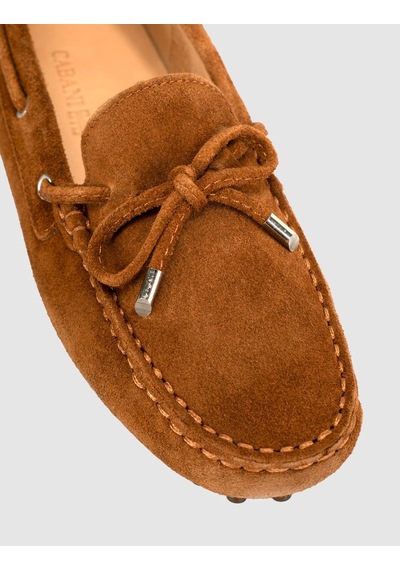 Taba Hakiki Deri Bağcıklı Günlük Loafer Mokasen Kadın Ayakkabı