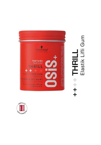 Thrill Elastik Lifli Gum Şekillendirici Orta Tutuş 100ml Parlaklık Veren Gum Wax