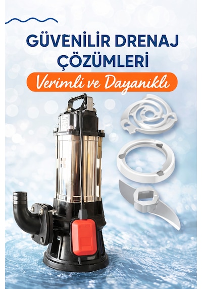 Dino Bıçaklı Öğütücülü Drenaj Pompası