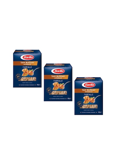 Barilla İntegrale Tam Buğday Kelebek Makarna 3 x 400 G
