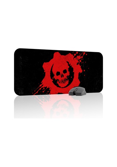 Gears Of War Kaymaz Dikişli Kauçuk Oyuncu Mousepad V2 - 70x30 Xl Gaming Mouse Pad Fare Altlığı