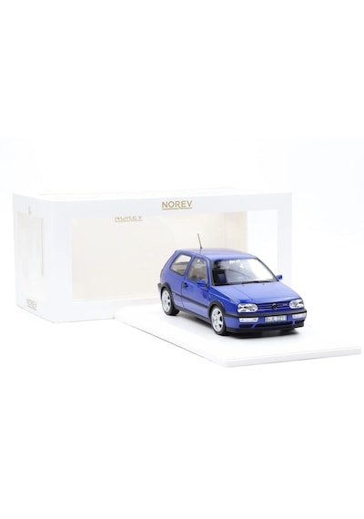 1:18 Ölçek Norev 1994 Volkswagen Golf 3 Gtı Jazz Blue Diecast Metal Minyatür Model Araba 25cm