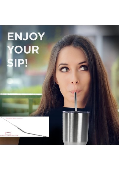 Paslanmaz Çelik Pipet Seti 5 Parça Diğer