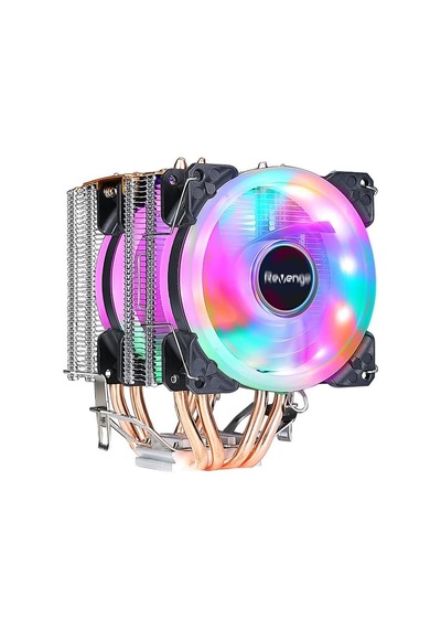 Cold Frost Rainbow Fanlı Intel Amd Uyumlu Bakır Borulu Cpu Soğutucu İşlemci Fanı Cold Frost 602 Diğer