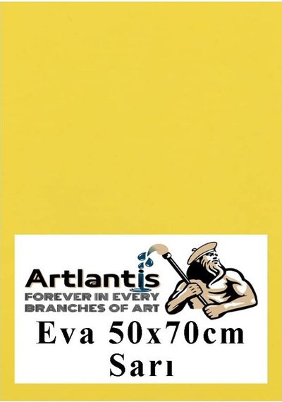 Sarı Eva 50x70 Cm 1 Adet Eva Süngeri Okul Kreş Anasınıfı Elişi Etkinlikleri
