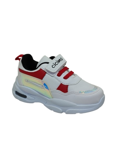 Cicimo 007 Cırtlı Işıklı Ünisex Numara 29 Çocuk Sneaker Ayakkabı Beyaz - Kırmızı - Siyah Cicimo 007 Cırtlı Işıklı Ünisex Numara 29 Çocuk Sneaker Ayakkabı Beyaz - Kırmızı - Siyah