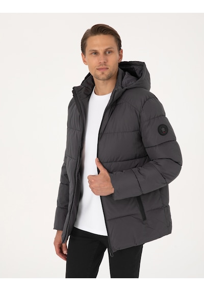 Pierre Cardin Erkek Mont 50313923-vr024 Gri