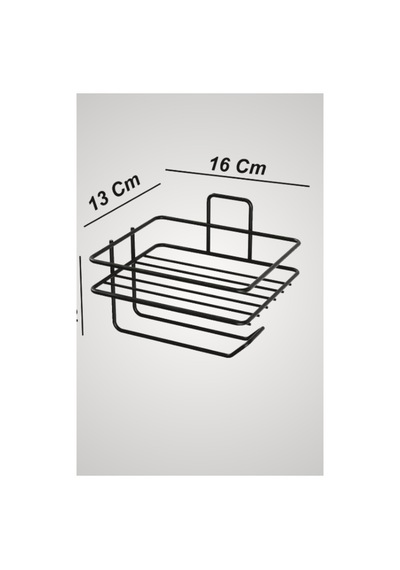 Buççin Online Mağaza Yapışkanlı Siyah Tuvalet Kağıtlığı Metal Wc Kağıtlık Yedekli Tuvalet Kağıdı Tutacağı Raflı Askı Meta Çok Renkli