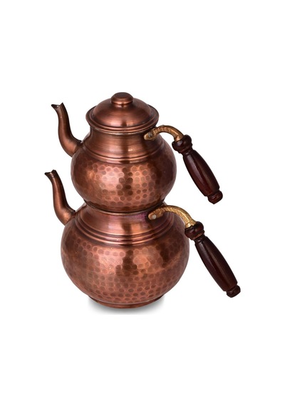 Cobper Premium Collection Teatime Bakır Çaydanlık Küçük Oksit