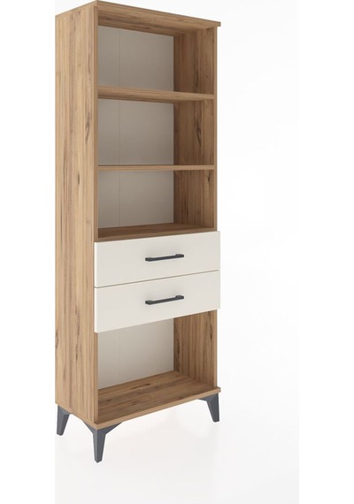 Arges Dolap 3 Raflı 2 Çekmeceli 60x30x163 Çam-aytaşı Atlas Çam