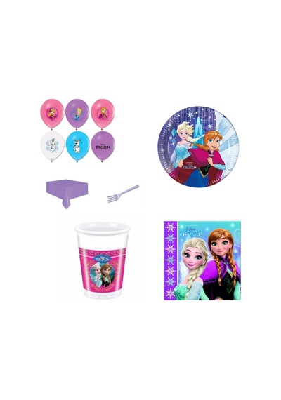 Frozen Ve Anna Doğum Günü Süsleri Masa Seti Parti Seti Ekonomik S