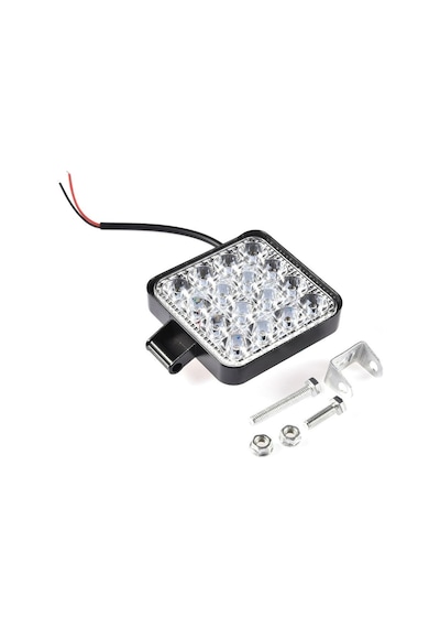 16 Led 48W Off Road Sis Farı Lambası Kare Gemi Tekne Slim 12V (271470663)
