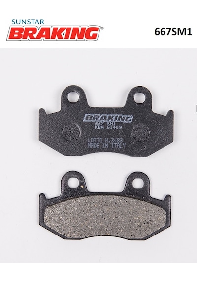 HONDA DYLAN 150 2007 BRAKING YARI METALİK ÖN FREN BALATASI 667SM1