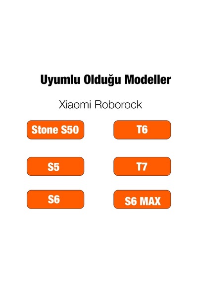 Roborock Stone S50-t6- T7-s5-s6- S5 Max Ana Fırça Akıllı Süpürge Süpürücü Fırçası- 5775