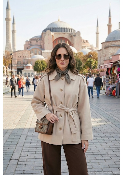 Lela Bayan Trençkot 6927651 Taş Taş