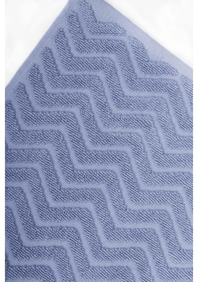 Taffeta X Bathmat Sky - Ekstra Yumusak, Modern %100 Pamuk 50X75Cm Mavi