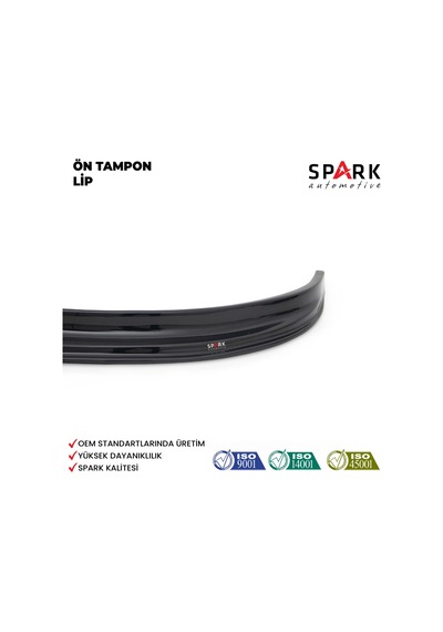 Peugeot Boxer 2006-2014 Yıl Aralığı Uyumlu Ön Tampon Lip Siyah