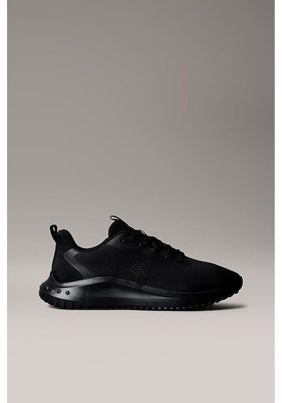 Calvin Klein Erkek Eva Tabanlı Koşu Tarzı Spor Ayakkabı - Siyah-10326 Triple Black