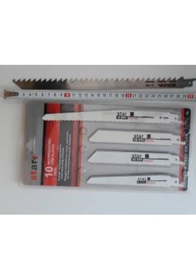Tilki Kuyruğu Testeresi 11 Parça Bıçağı Ağaç Metal Ahşap Kemik Me