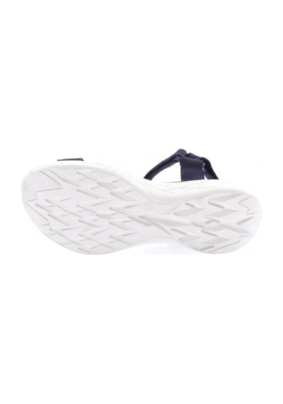 Dgn 103-23y Kadin Bantli Cirtli Sandalet 103-2265-R1071 Lacivert - Yeşil