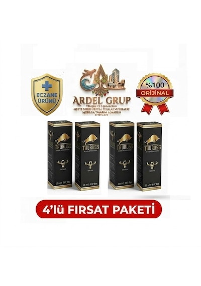 4 Adet Tauruss Tauruss Geciktirici Spreyi 20 Ml - Eczane Ürünü - Gizli Gönderim
